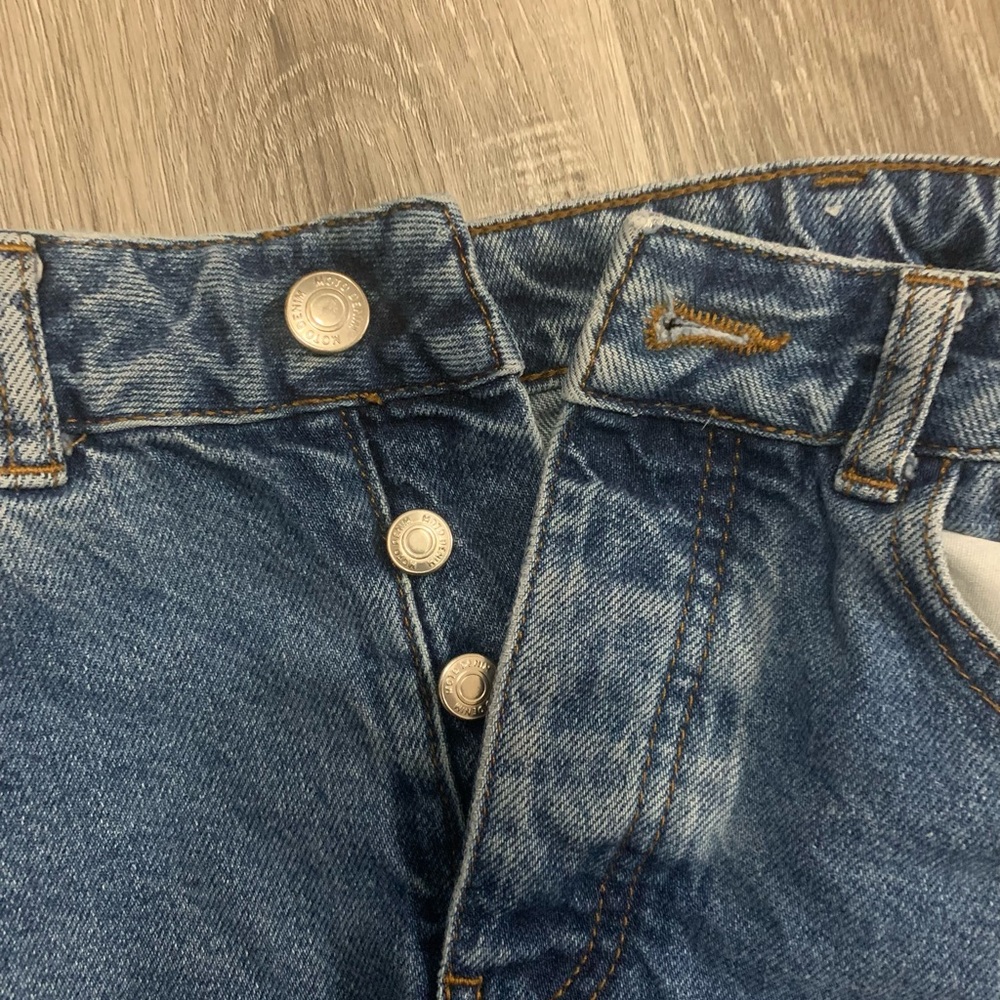 Womens Topshop moto denim capris size 24